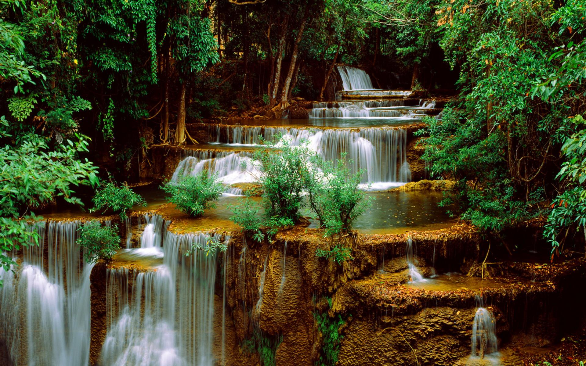 nature beautiful waterfall wallpaper