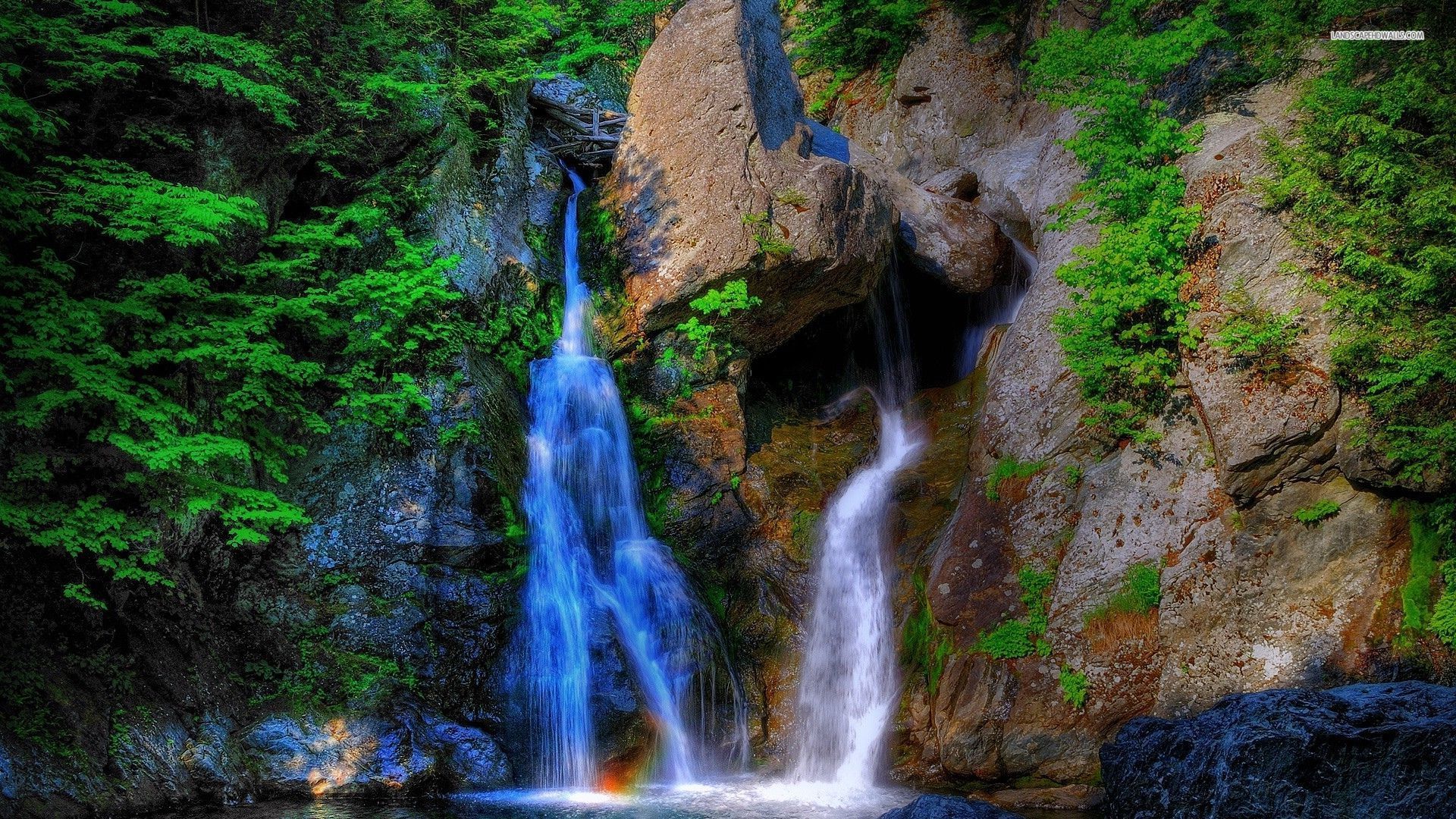 Beautiful Nature Waterfall HD Desktop Backgrounds